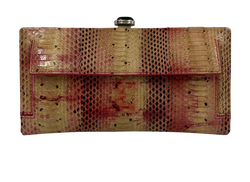 Clutch Billetero,Pitón,Beige,KB-22A628,Bx,4*